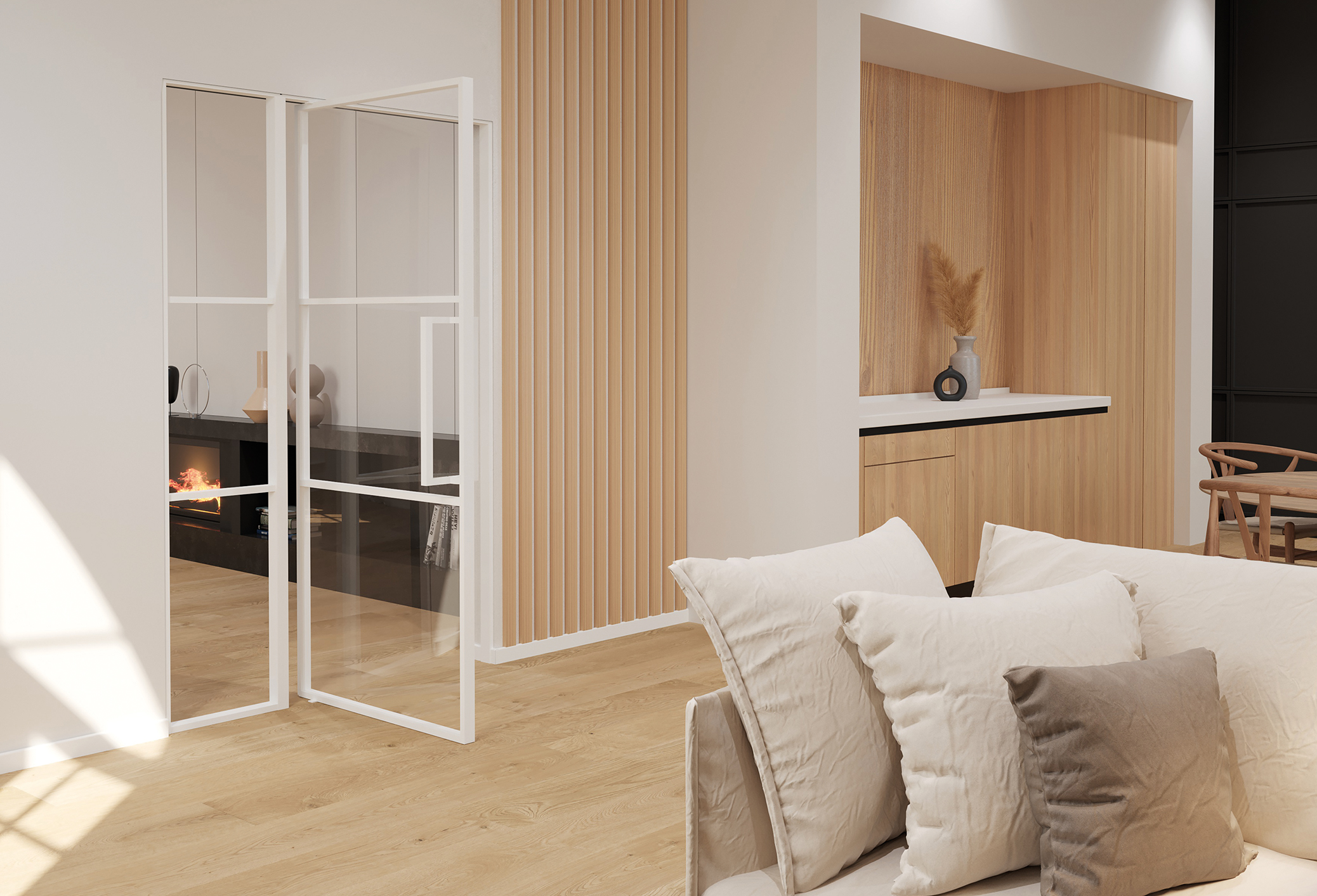 Stahl Loft Doppeltür